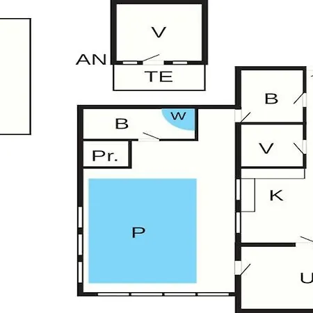 Сasa de vacaciones 8 Person In Vejers Strand